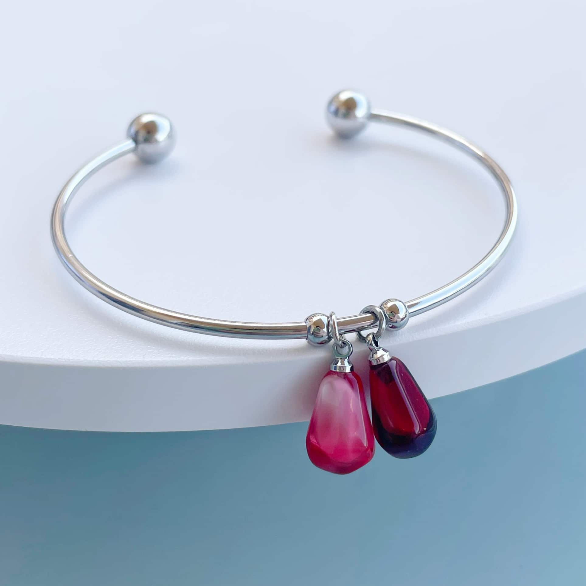 Pulsera “Granado” plateado