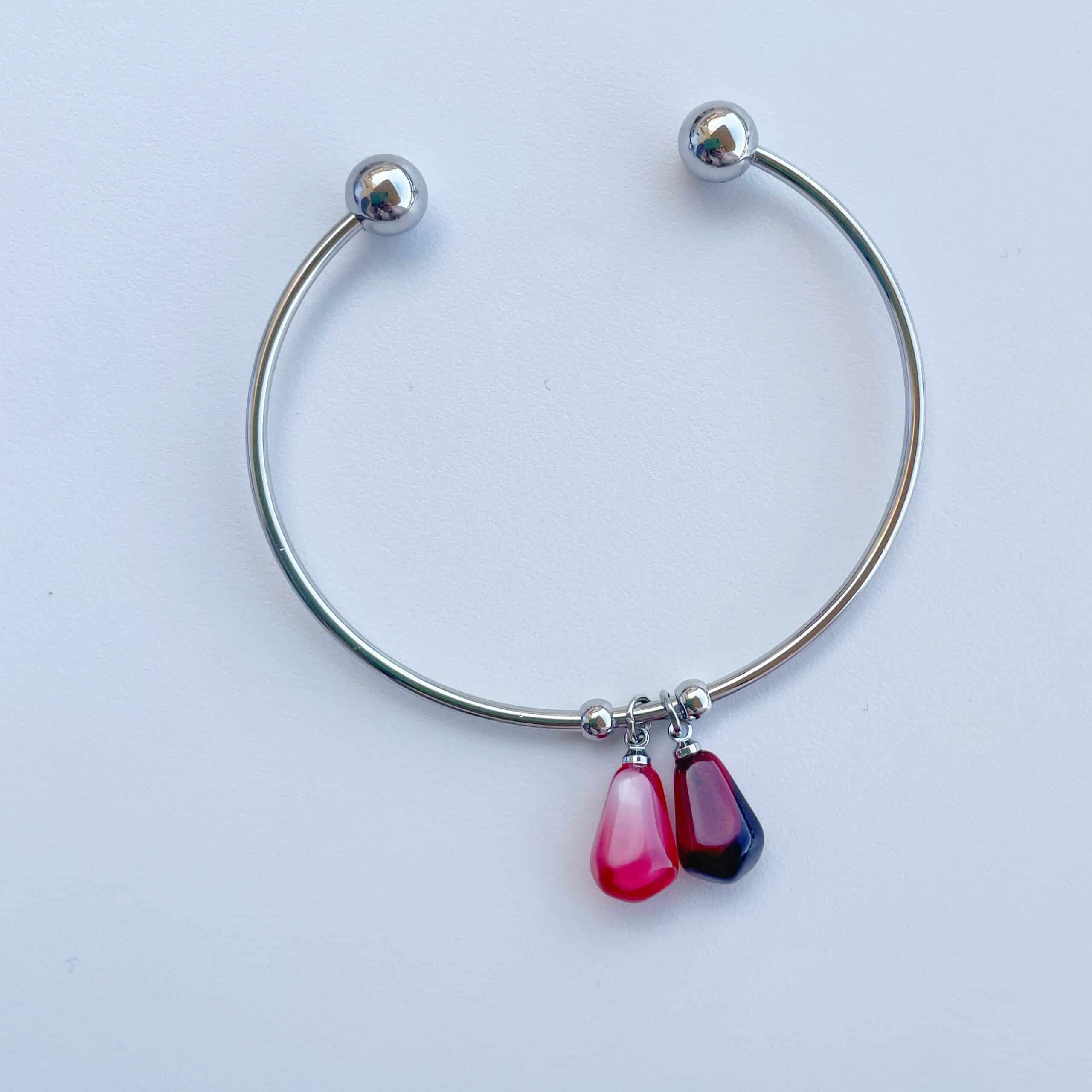 Pulsera “Granado” plateado