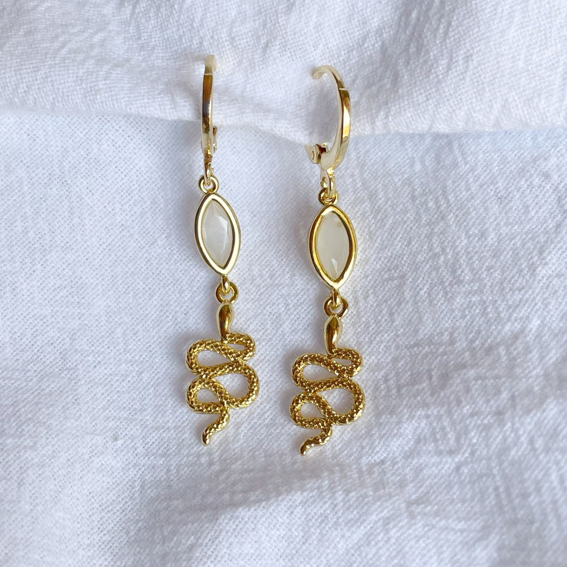 Pendientes “Serpiente” largo