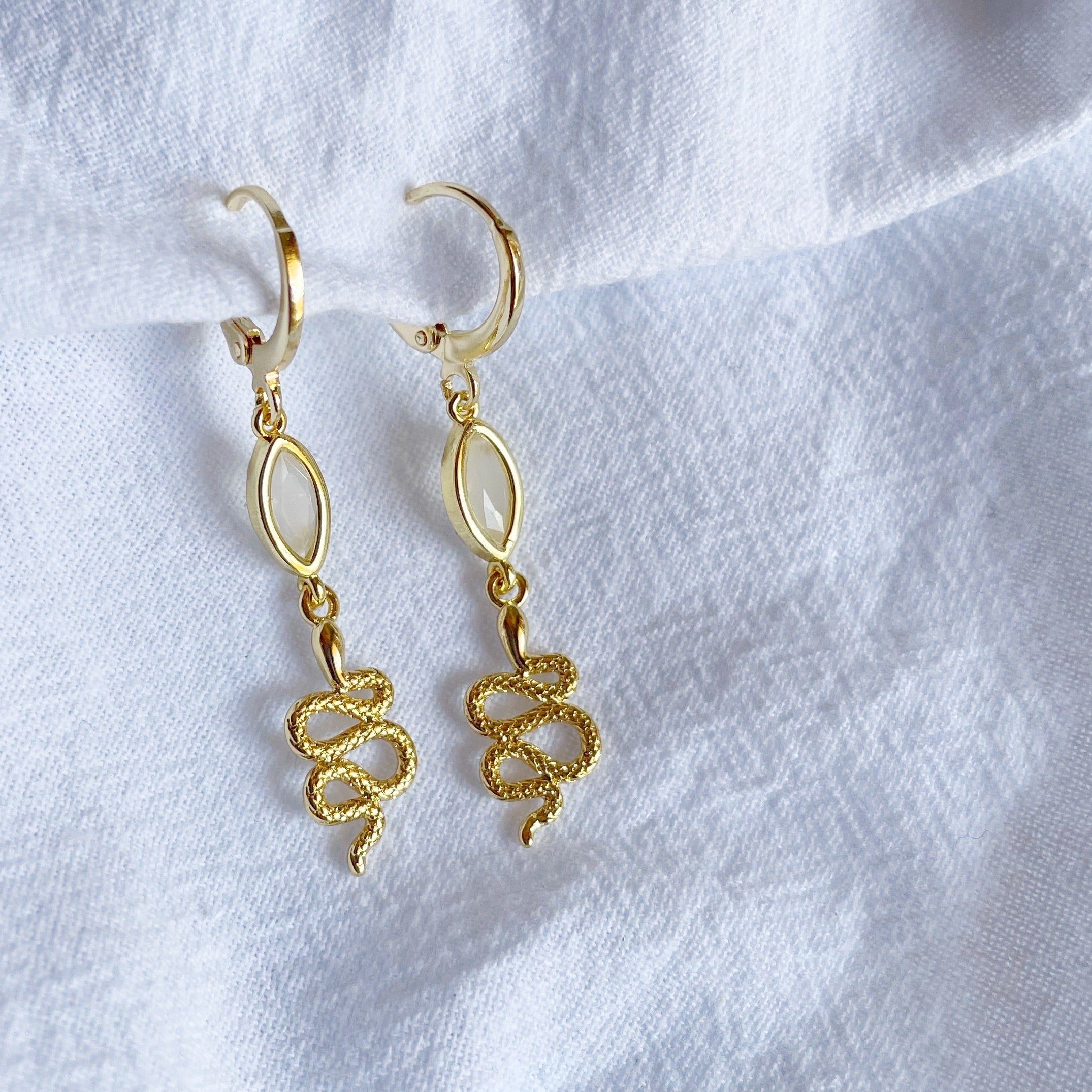 Pendientes “Serpiente” largo