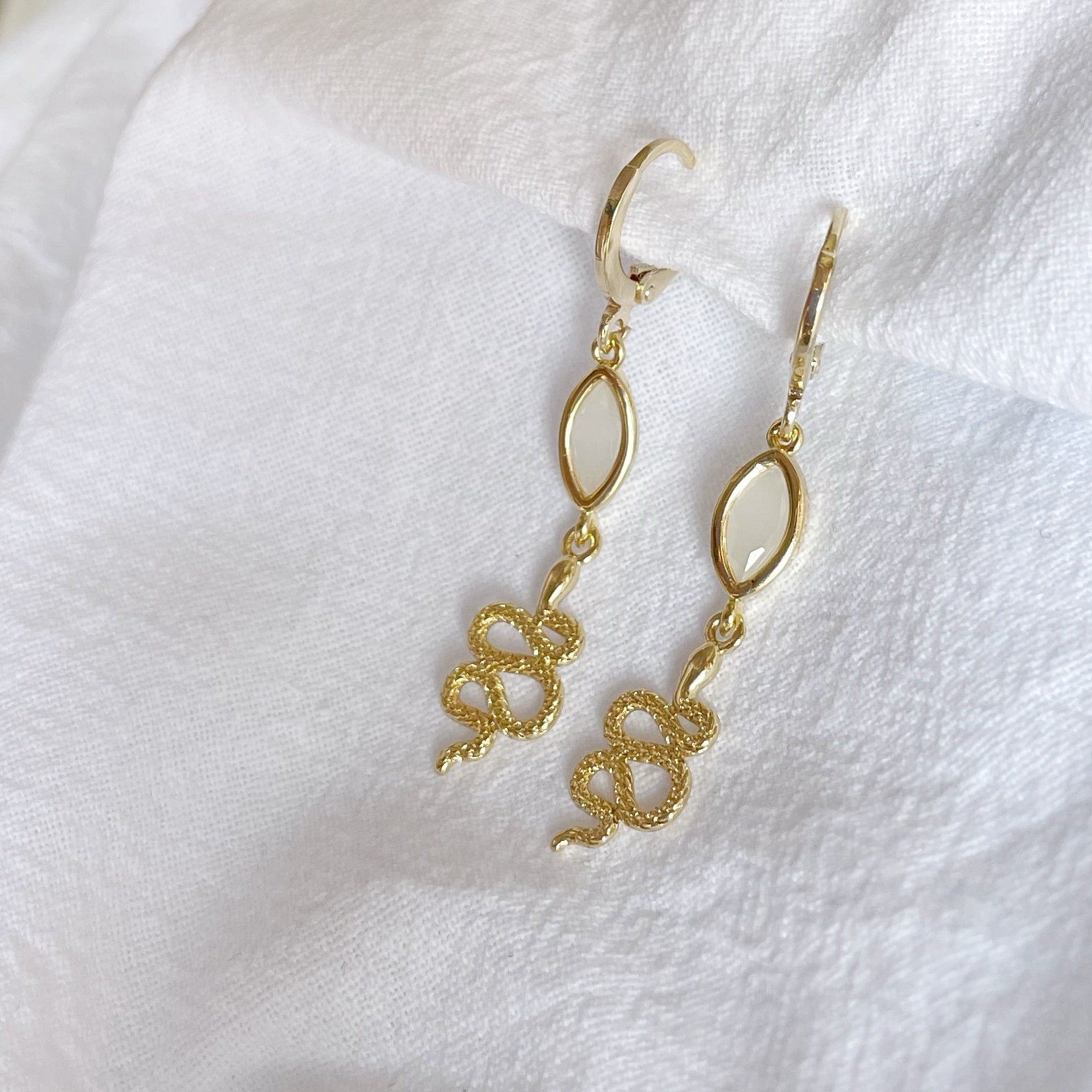 Pendientes “Serpiente” largo