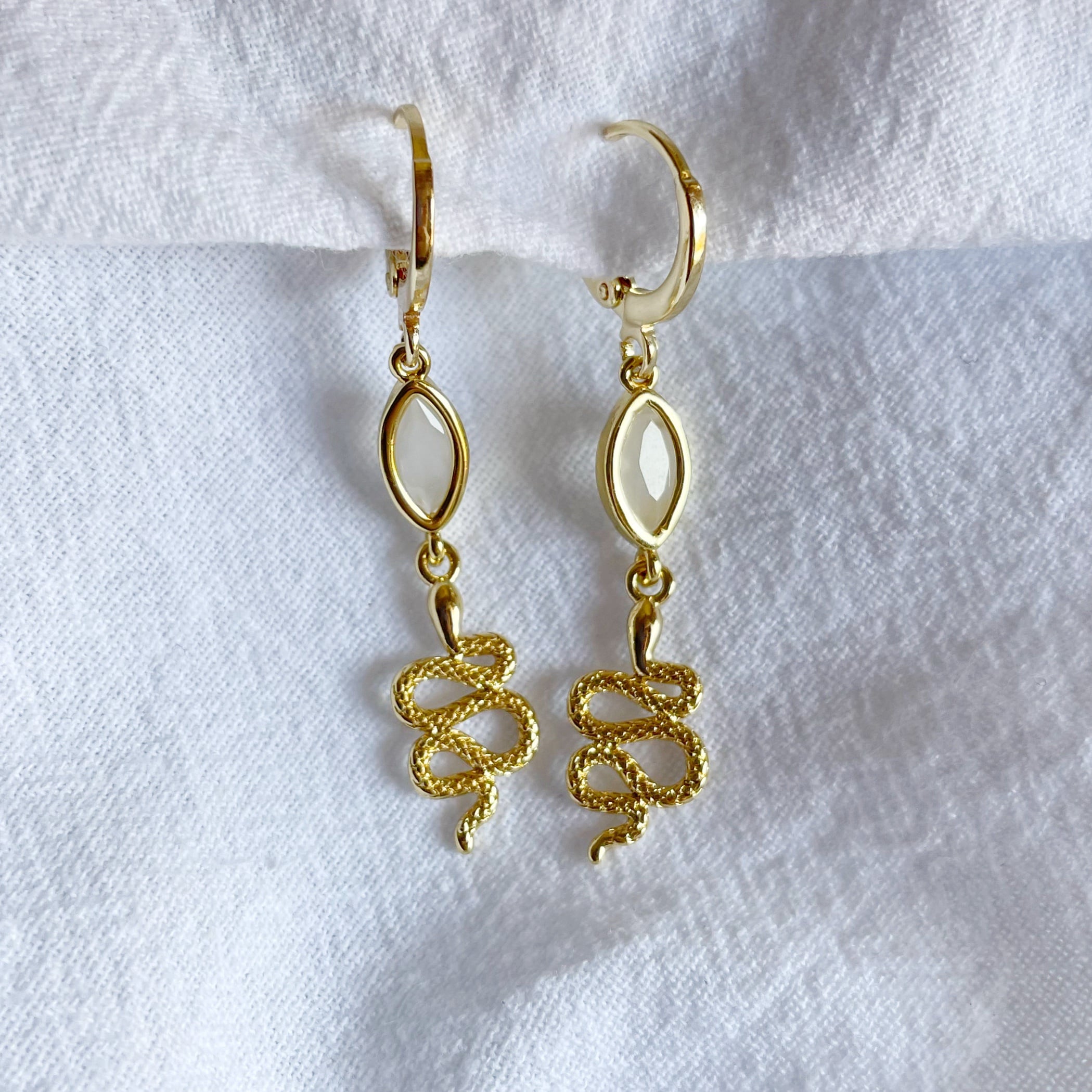 Pendientes “Serpiente” largo