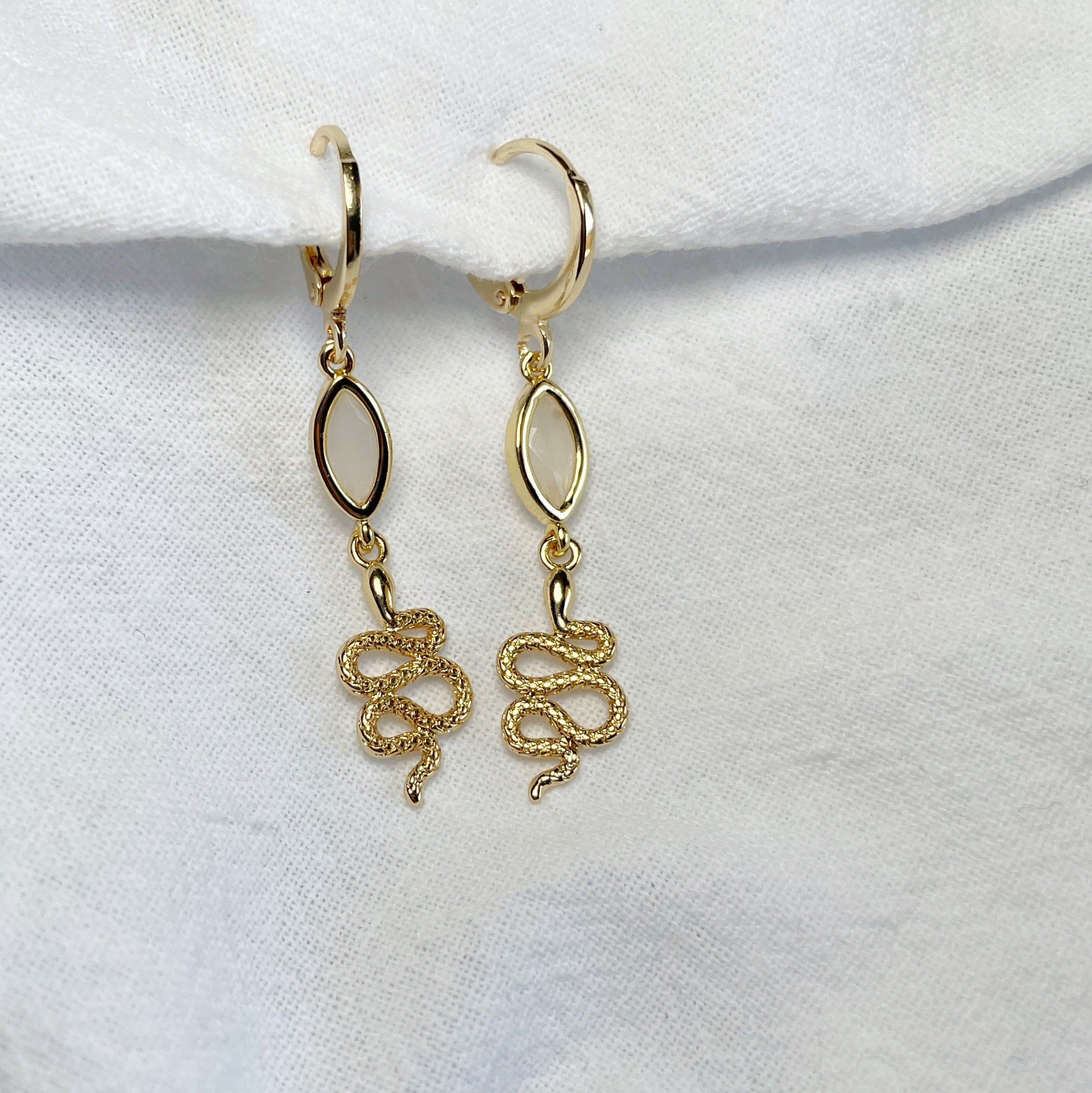 Pendientes “Serpiente” largo