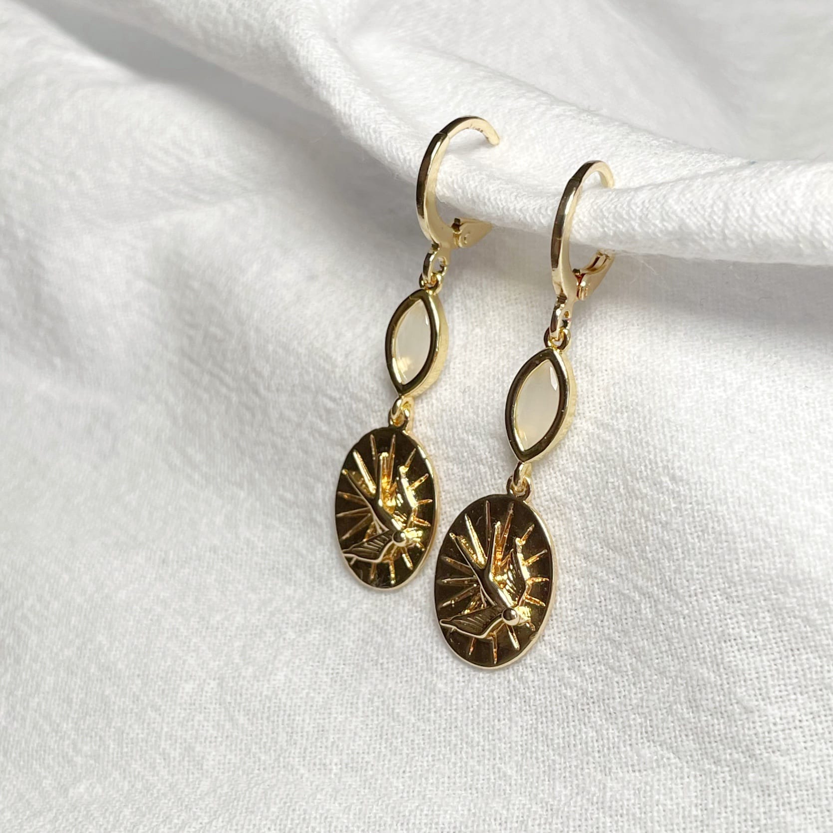 Pendientes “Swallow” largo