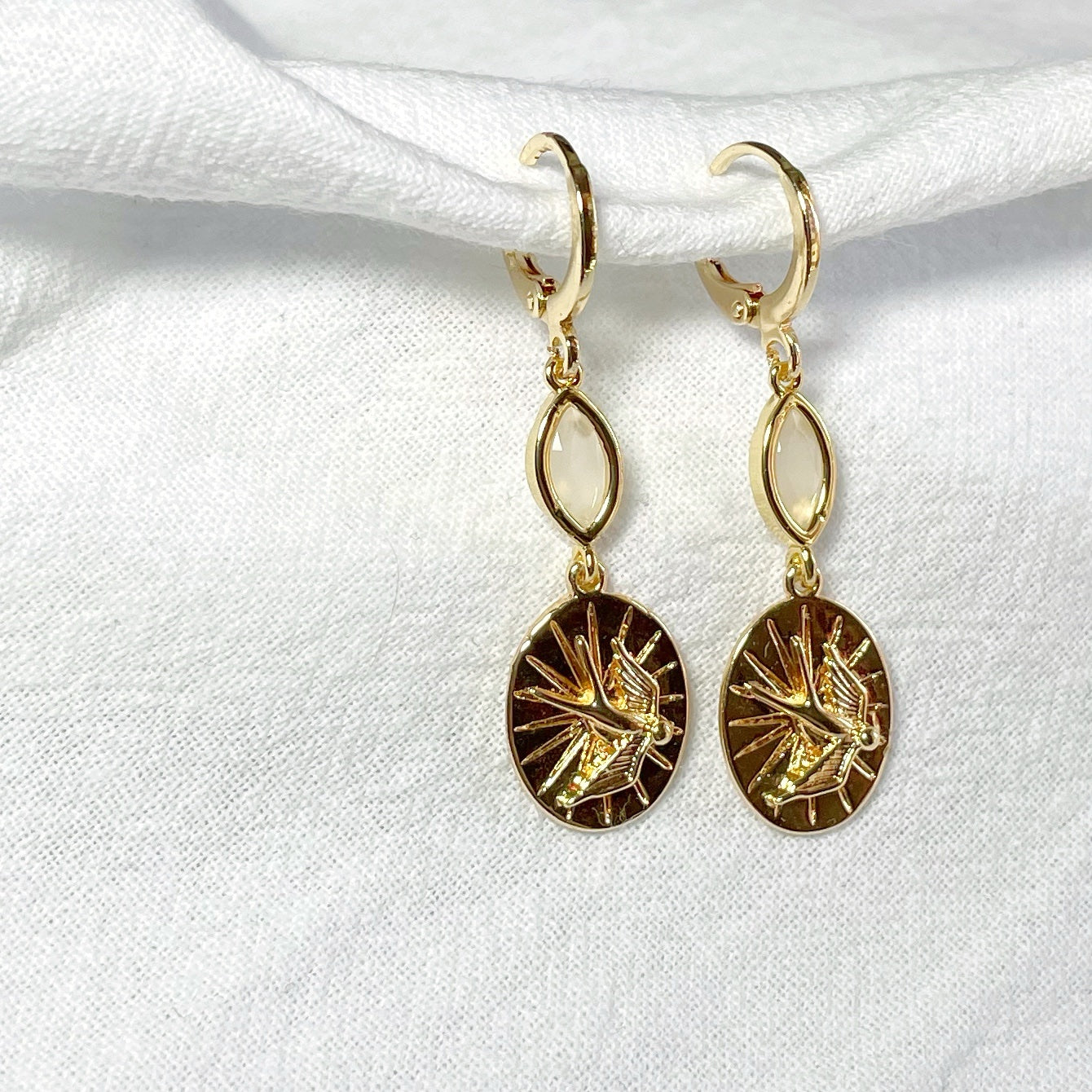 Pendientes “Swallow” largo