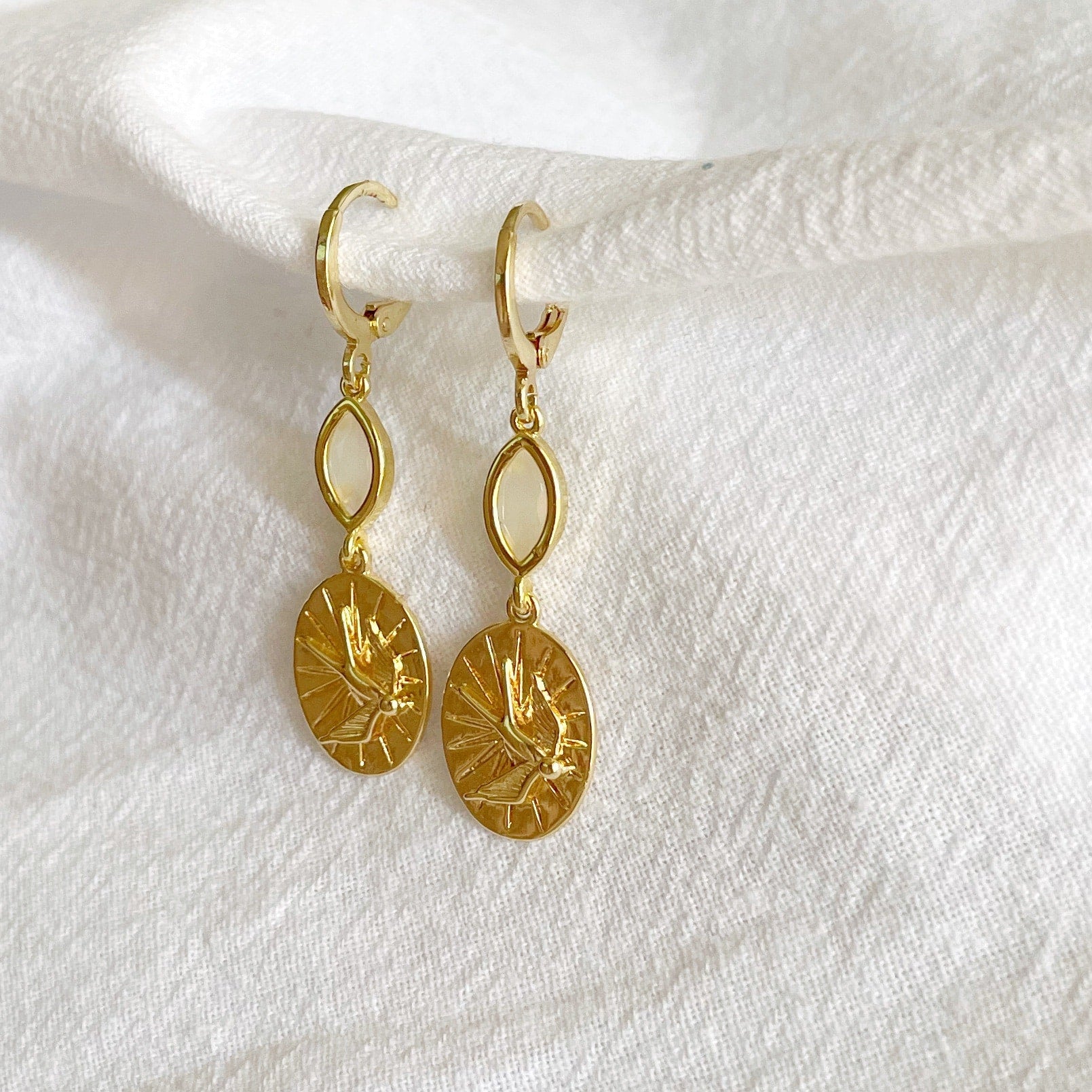 Pendientes “Swallow” largo